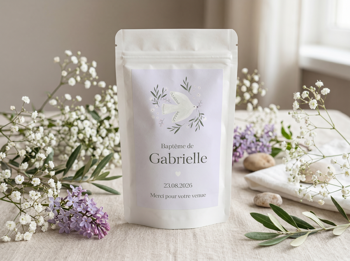 Sachets de thé personnalisés